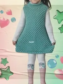 Girls dress 4-5 years old - Author unknown - Russian, English