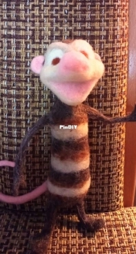 Eddie - needle felting