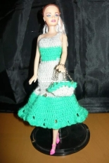 Maguinda Bolsón - Emilse dress and bag set for dolls