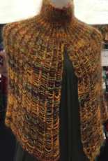 Fiesta Yarns-Cobweb Capelet by Beth Whiteside
