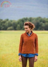 Millisande Cabled Pullover by Ann McCauley (Wool People Vol. 8)