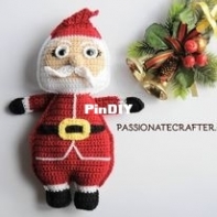 Passionate Crafter - Tidzhen Gyuldzhu - Xo Xo xo Santa Claus Ragdoll - Free