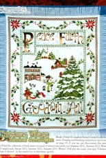 Christmas Village Afghan from Stoney Creek Collection Summer 2012 - Spring 2014  XSD