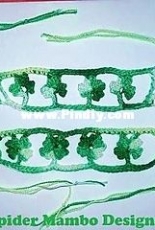Spider Mambo Designs - Shamrock or 4 Leaf Clover Friendship Bracelet