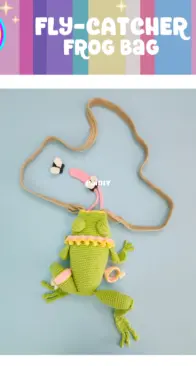 Projectarian - Hooked on Sunshine / Jessie Van In - Fly-Catcher frog bag