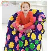 Coats & Clark WR1896 Bright Throw by Ann Regis