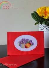 Easter card - finish