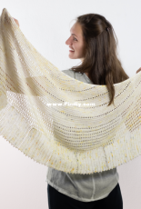 Light Rays Shawl by Jana Huck-English,German