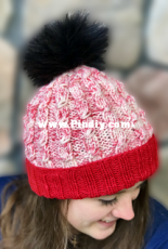 Mock Cable Hat by Kay Hopkins