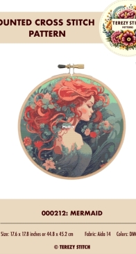 Terezy Stitch - 000212 -  Mermaid by Li Terezy