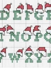 Christmas Alphabet from magazine
