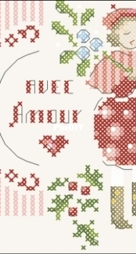 CPDC 115 - Pochette cadeau de Noël à broder XSD + PCS