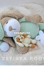 Zefirka Room - Olga Filippova - Sleeping dog Sonia amigurumi - Translated - Free