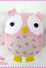 Carmela Caramella - Corujeta / Owl Felt Pattern - Portuguese