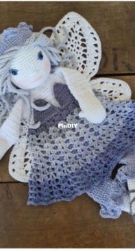 M and M Crochet Designs - Melanie Grobler - Melly Teddy Ragdoll Snowfall Fairy