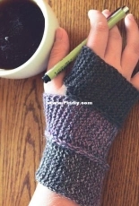 Kemmerer Fingerless Mitts by Nick Davis