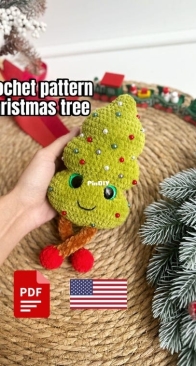 Katy Mimi Toys / grebneva Toys _ Crochet Pattern Christmas Tree _ English