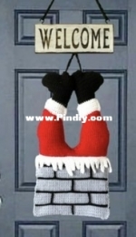Pattern Paradise - Maria Bittner - Santa Wall Hanging - Free