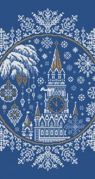 OwlForest Embroidery 0552 - New Year Snowflake SAGA