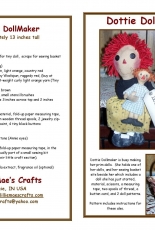 Dottie DollMaker by Brenda Greenwalt- Lillie Maes Crafts-Free