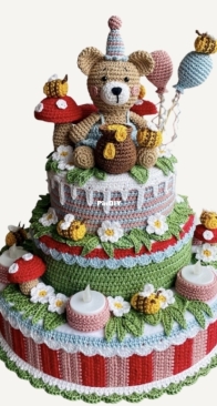 Made by us - cadeau winkel - Rianne Both - Birthday cake - The honey bear