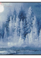 Kreuzstich Kreativ - Snowy Forest