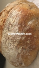 My latest sourdough bread with walnut