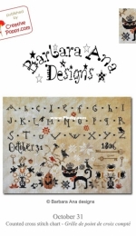 Creative Poppy - Barbara Ana Designs BAN199 - October 31 PCS + XSD