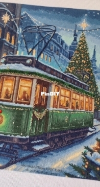 New Year's tram. The Golden Fleece.