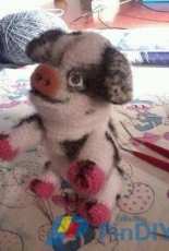 cute pig-Master class based on a sample