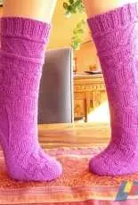 Torben-Jasper Socks by Gudrun Neumann-Mack-Eng.,German-Free