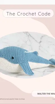 The Crochet Code AU - Rachel Fleming - Walter the Whale