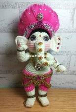 The pink Ganesha .