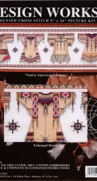 Design Works Crafts 9444 Native American Fashion by Joan Elliott XSD