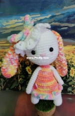 Amigurumi Bunny with Ribbon