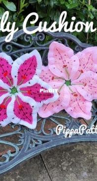Pippa Patterns - Connie Rockliff -  Lily Cushion