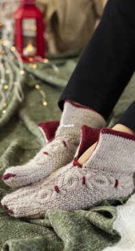 By the Fire Slippers by Rachel Brockman-Free