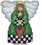 JCD - Alma Lynne - Heart Angel Ornamen - from A Little Bit of Haven 22149