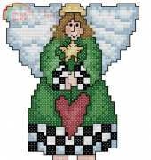 JCD - Alma Lynne - Heart Angel Ornamen - from A Little Bit of Haven 22149