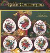 Dimensions - The Gold Collection 8530 Windswept Santa Ornaments
