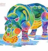 HAED HAEJOL 19432 Heavenly Hippo by Jo Lynch