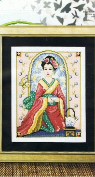Ceremony & Splendour - Oriental Scene by Lesley Teare from Cross Stitch Gold 100