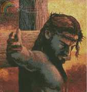 Christian Cross Stitch - Jesus On Cross - Free