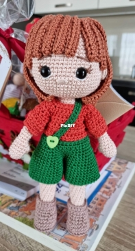 Green Frog Sami doll