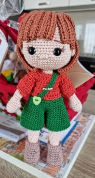 Green Frog Sami doll