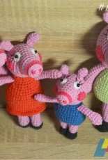 Lavrinenko Toys - Oksana Lavrinenko - Pig Peppa and her Family - Russian - Free