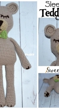 My Sweet Potato 3 - Christine Mitchell - Sleep Tight Stuffed Teddy Bear