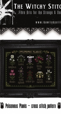 The Witchy Stitcher - Poisonous Plants PCS + XSD