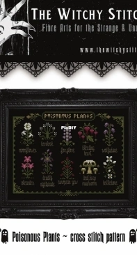 The Witchy Stitcher - Poisonous Plants PCS + XSD