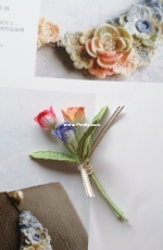 Crochet tulips